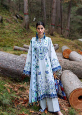 Zaha By Khadijah Shah Embroidered Lawn Suits Unstitched 3 Piece - ZH25NL 11A KASHUR